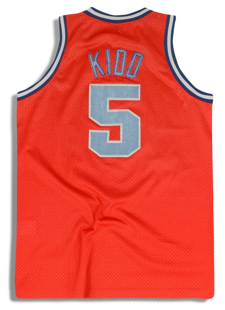 1977 New Jersey Nets Kidd #5 Nike Rewind Swingman Jersey (Alternate) M
