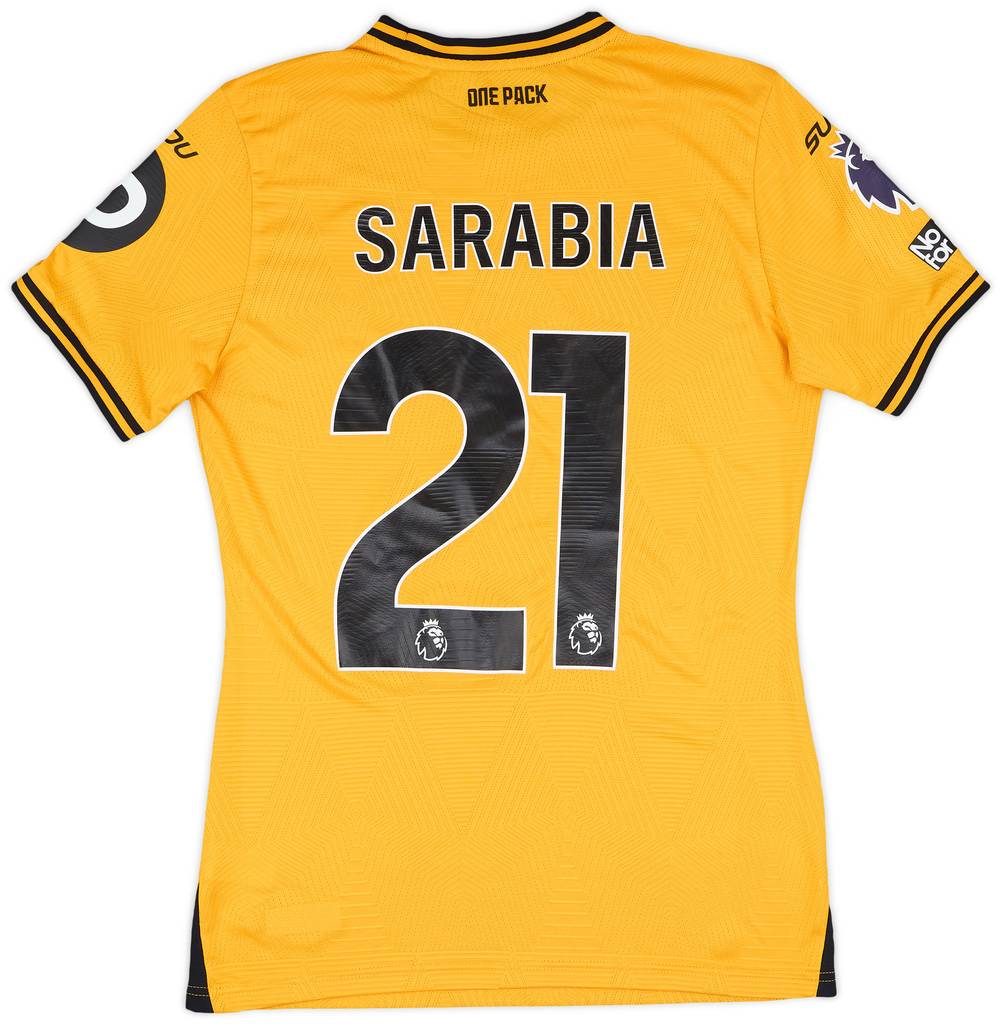 2024-25 Wolves Match Issue Home Shirt Sarabia #21