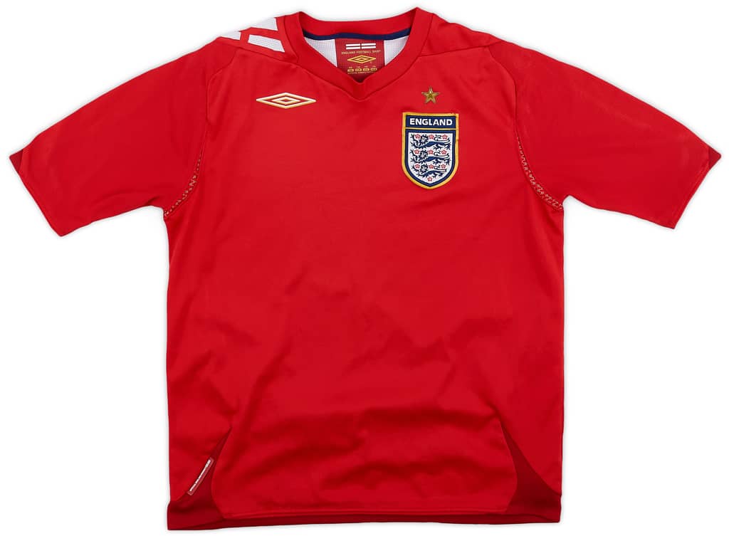 2006-08 England Away Shirt - 7/10 - (M.Boys)