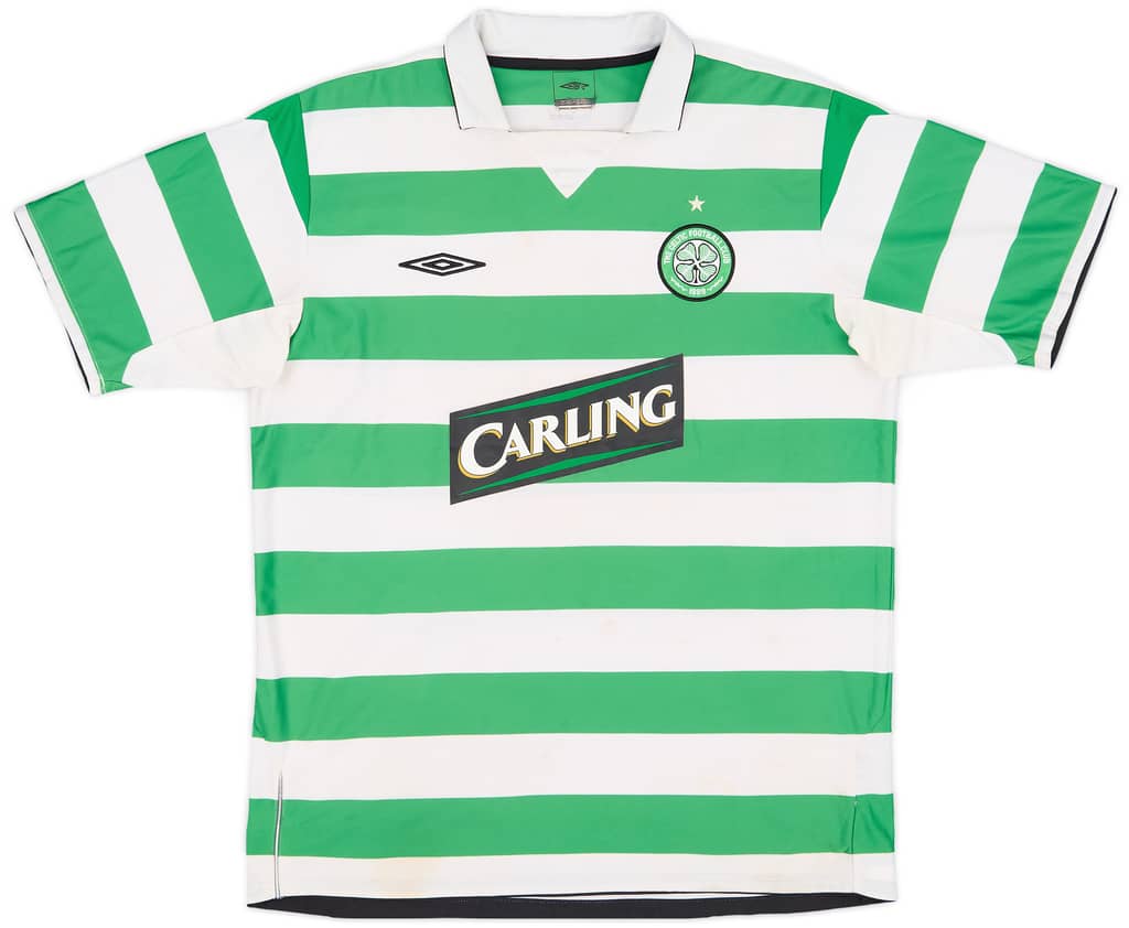 2004-05 Celtic Home Shirt Petrov #19 - 7/10 - (XL)