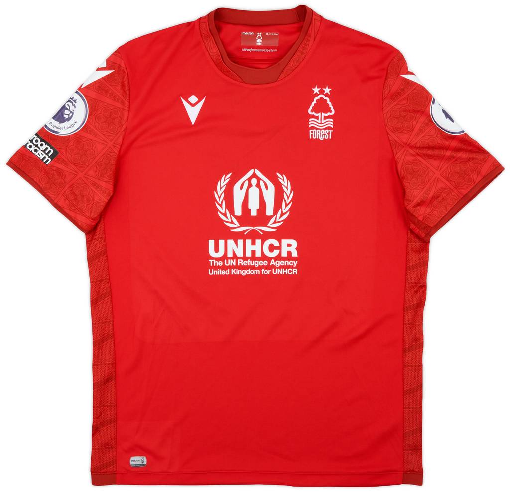 2022-23 Nottingham Forest Match Issue Home Shirt McKenna #26