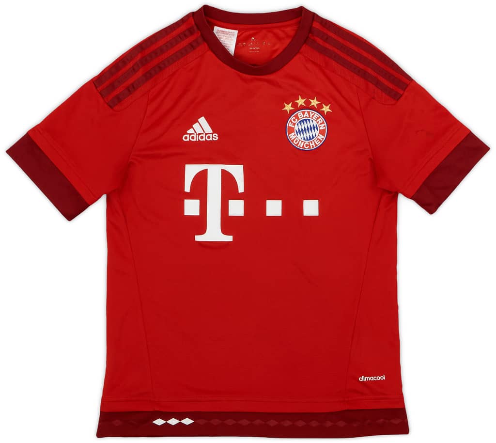 2015-16 Bayern Munich Home Shirt - 8/10 - (L.Boys)