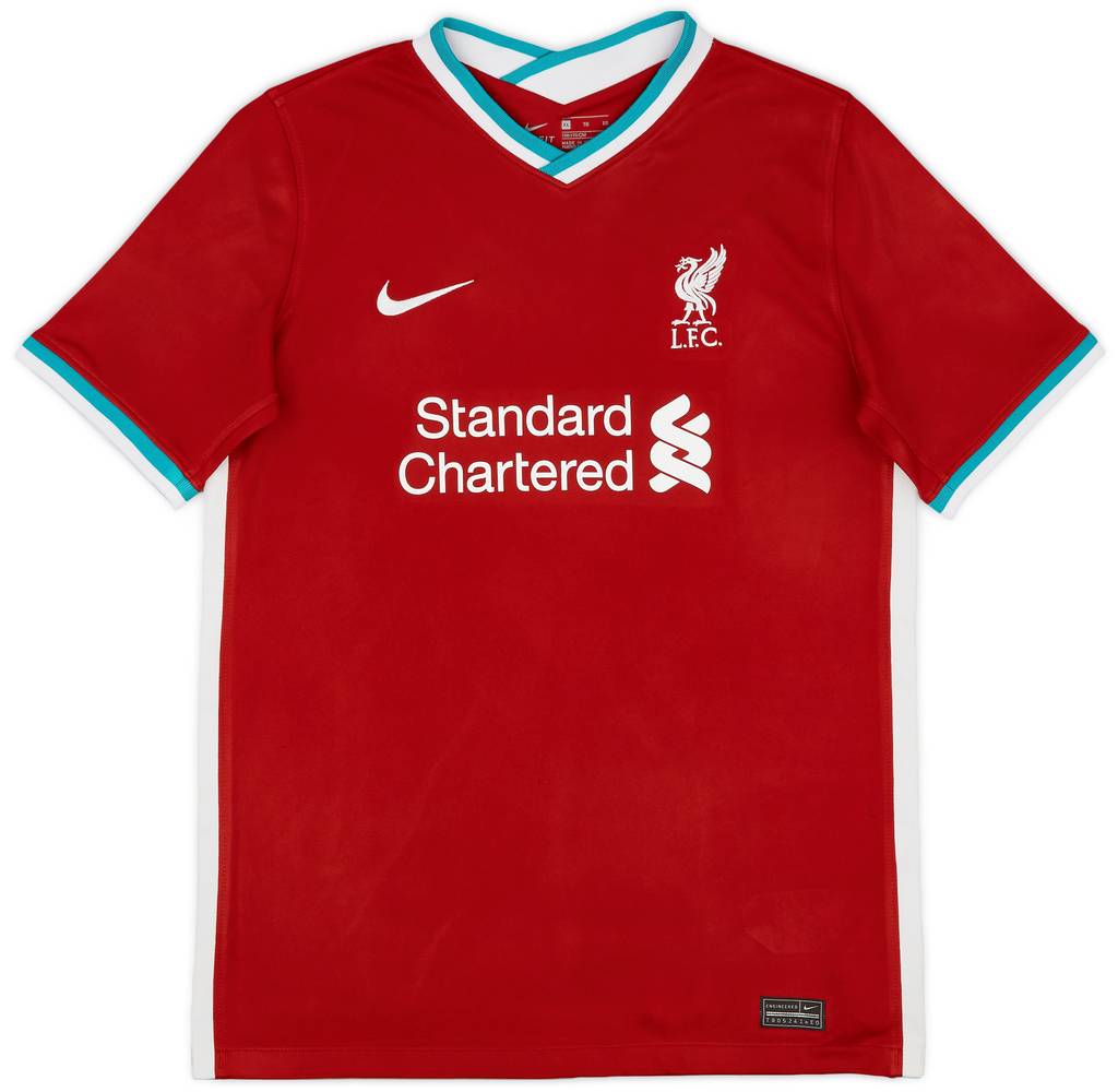 2020-21 Liverpool Home Shirt - 9/10 - (XL.Boys)