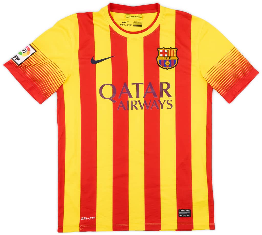 2013-15 Barcelona Away Shirt Messi #10 - 9/10 - (S)