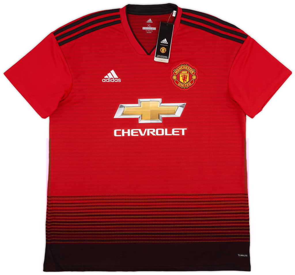 2018-19 Manchester United Home Shirt Shaw #23 (XL)
