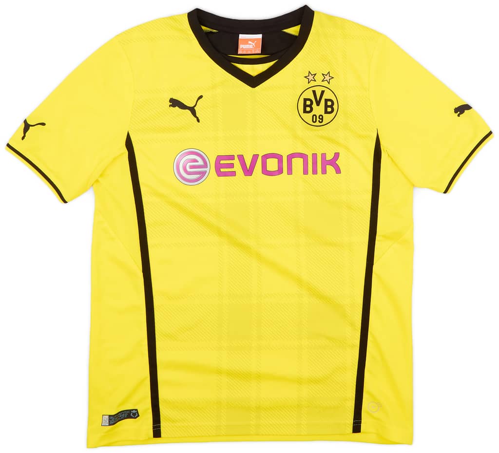 2013-14 Borussia Dortmund Home Shirt - 8/10 - (XL.Boys)