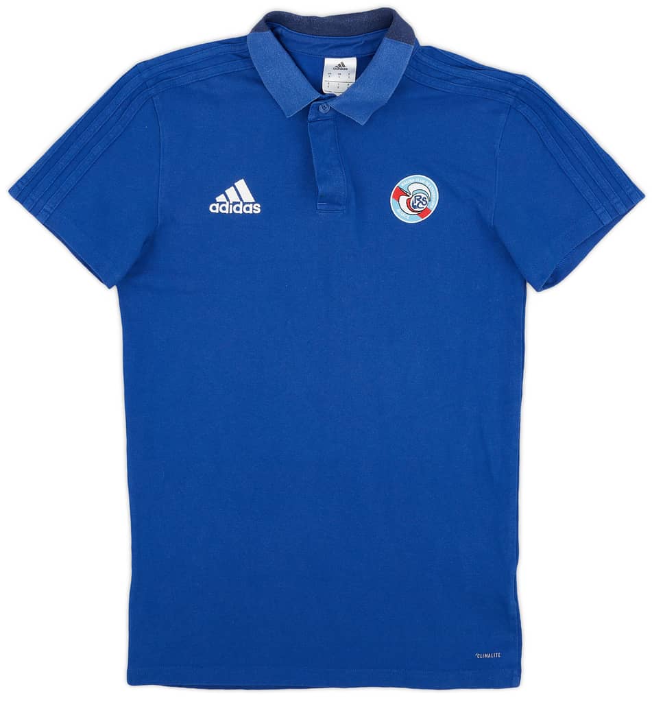 2018-19 Strasbourg adidas Polo Shirt - 9/10 - (S)