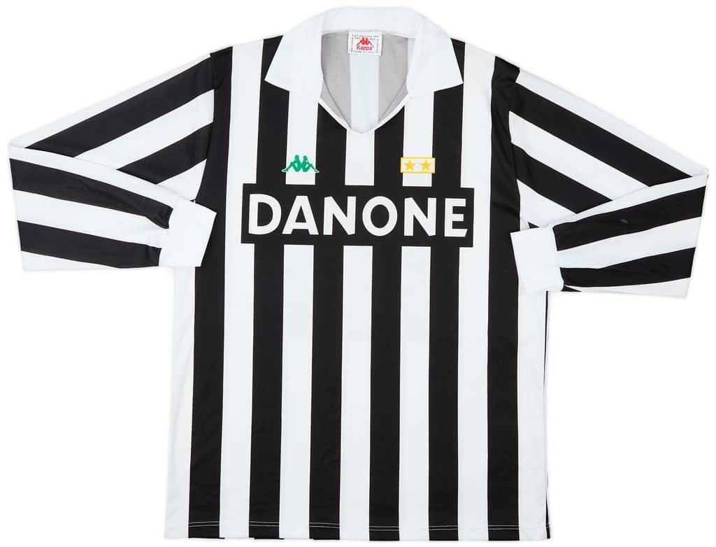 1992-94 Juventus Basic Home L/S Shirt - 8/10 - (XL)