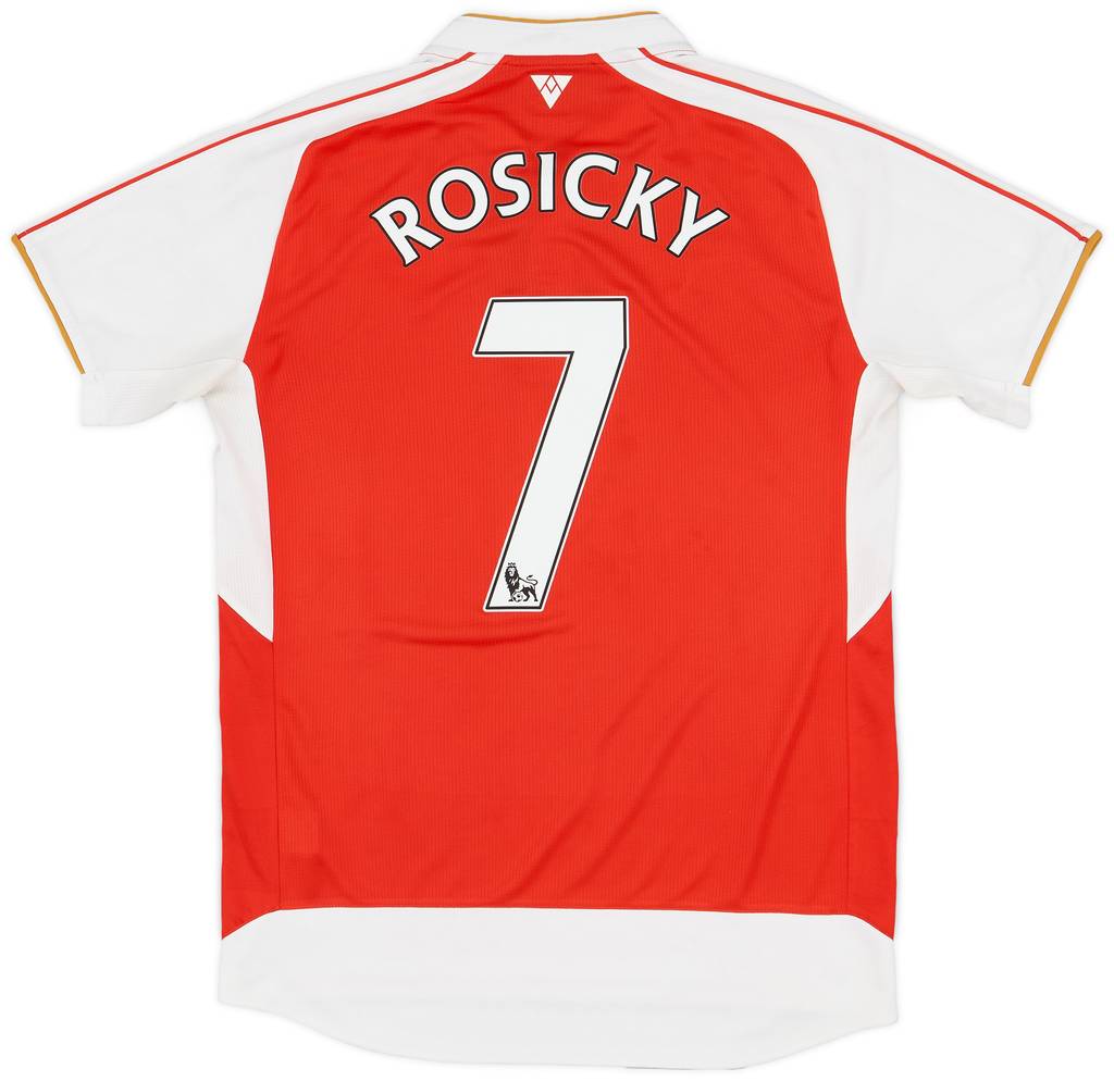 2015-16 Arsenal Home Shirt Rosicky #7 - 6/10 - (S)