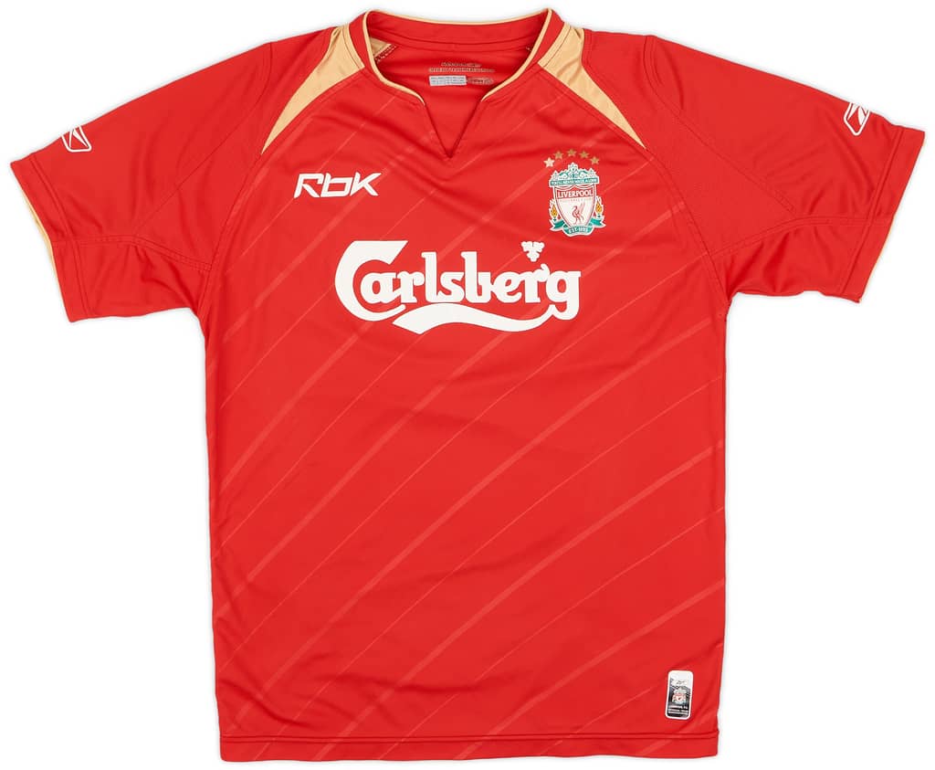2005-06 Liverpool CL Home Shirt - 7/10 - (XS)
