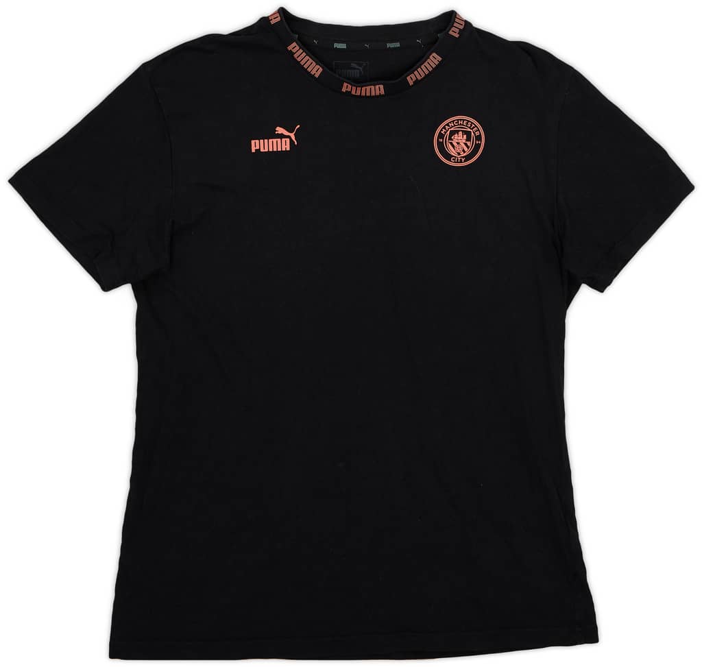 2019-20 Manchester City Puma Cotton Tee - 8/10 - (M)