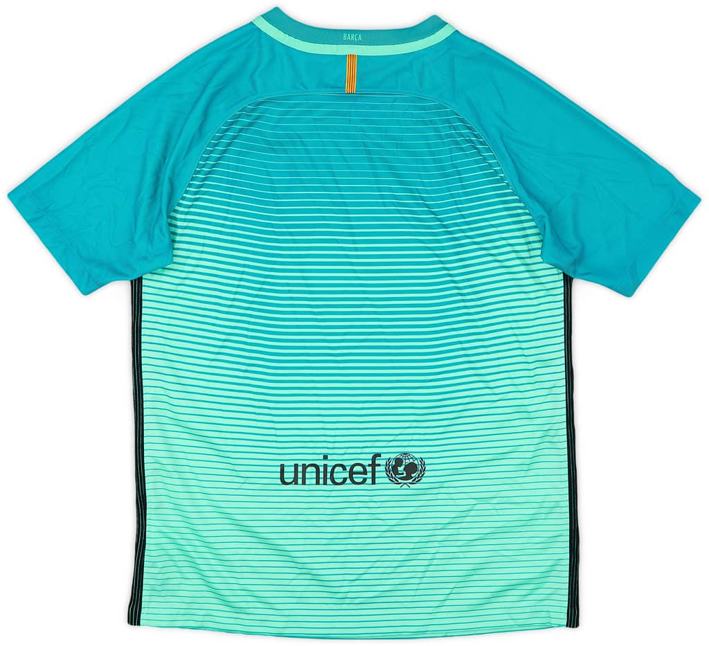 2016-17 Barcelona Third Shirt - 9/10 - (XL.Boys)