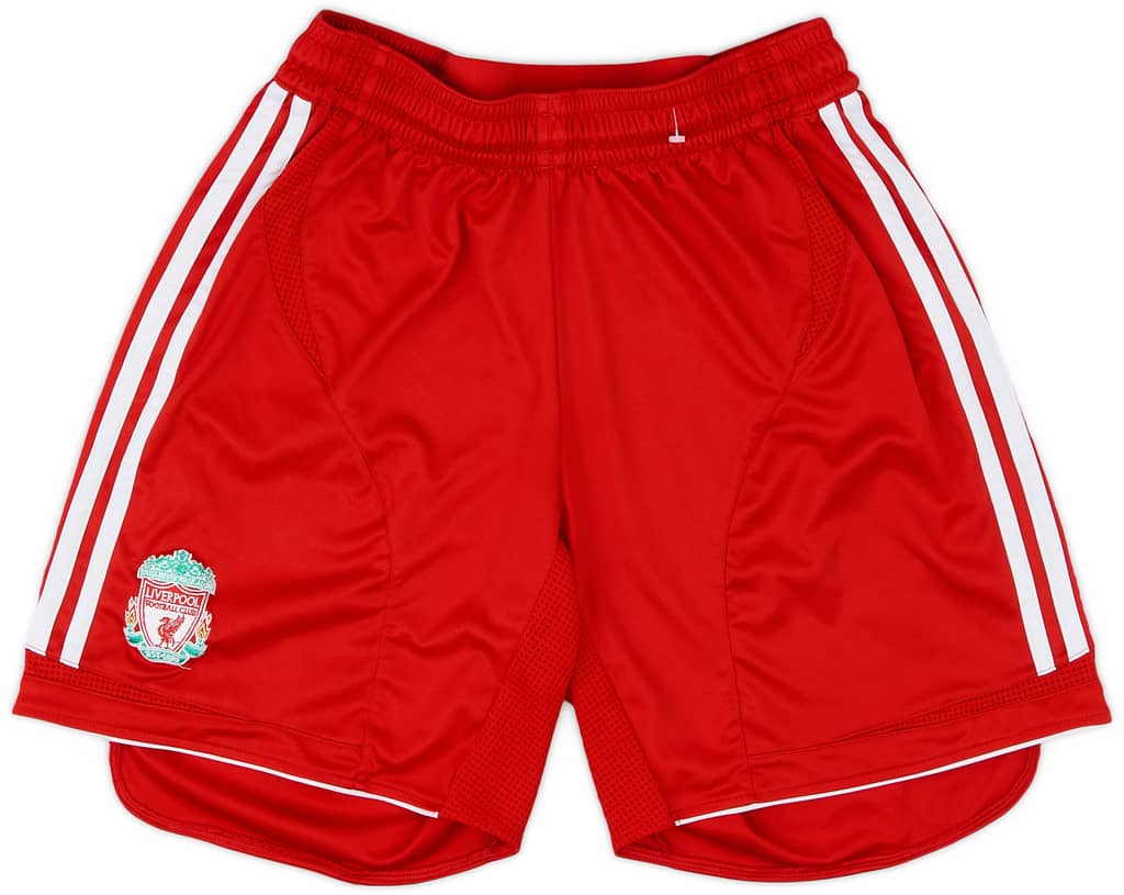 2006-08 Liverpool Home Shorts - 9/10 - (M)