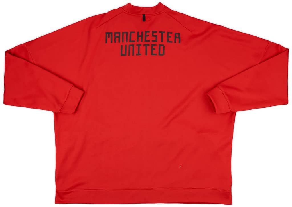 2018-19 Manchester United adidas Track Jacket - 8/10 - (3XL)