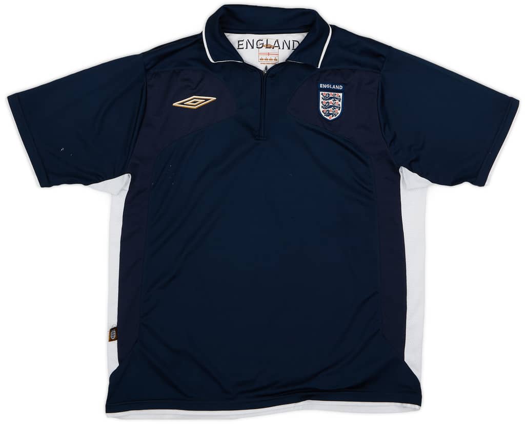 2007-08 England Umbro 1/4 Zip Training Shirt - 7/10 - (L)