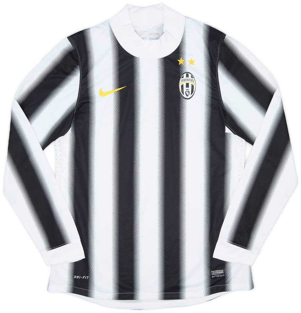 2011-12 Juventus Prototype Player Issue Home L/S Shirt - 6/10 - (L)