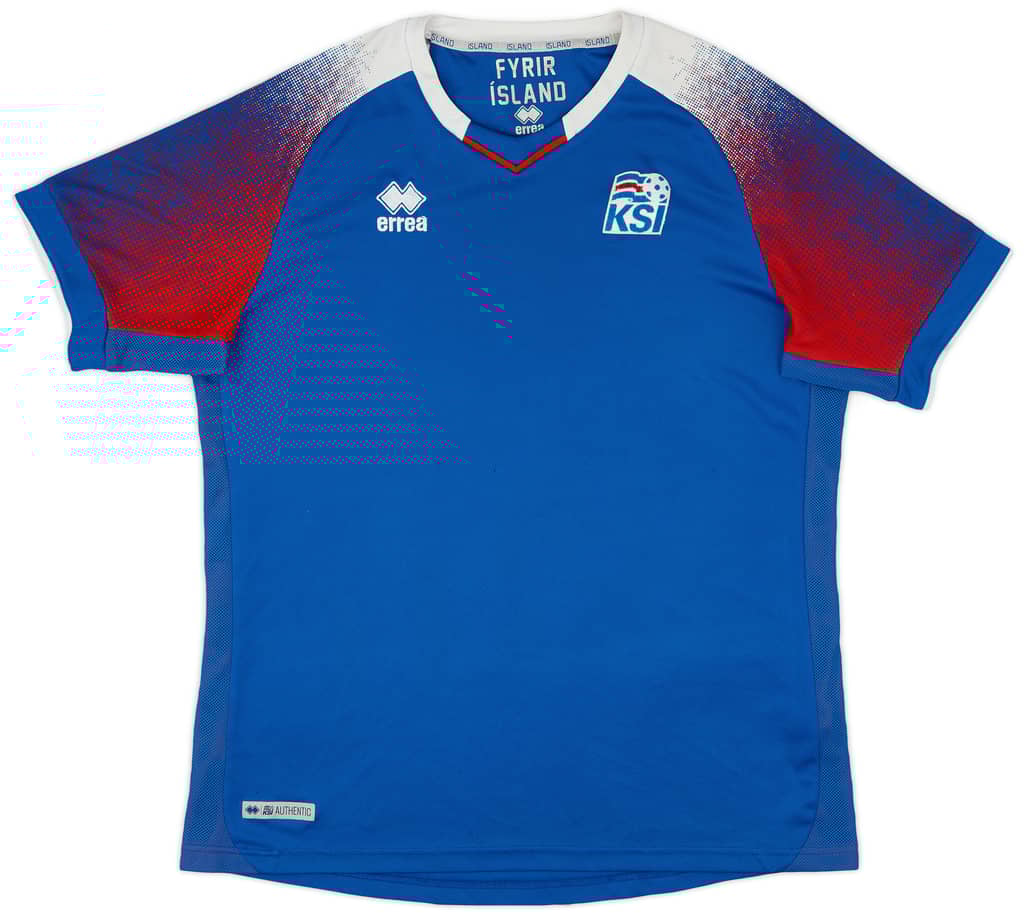2018-19 Iceland Home Shirt - 8/10 - (XL)