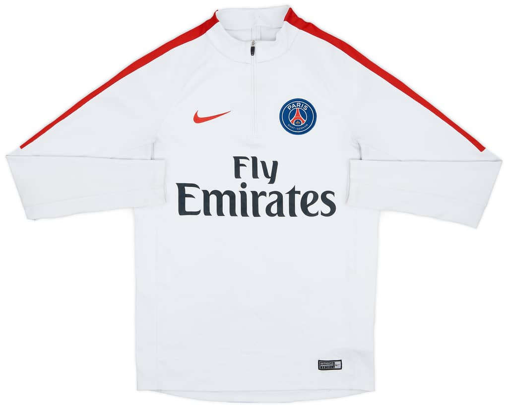 2016-17 Paris Saint-Germain Nike 1/4 Zip Training Top - 8/10 - (S)