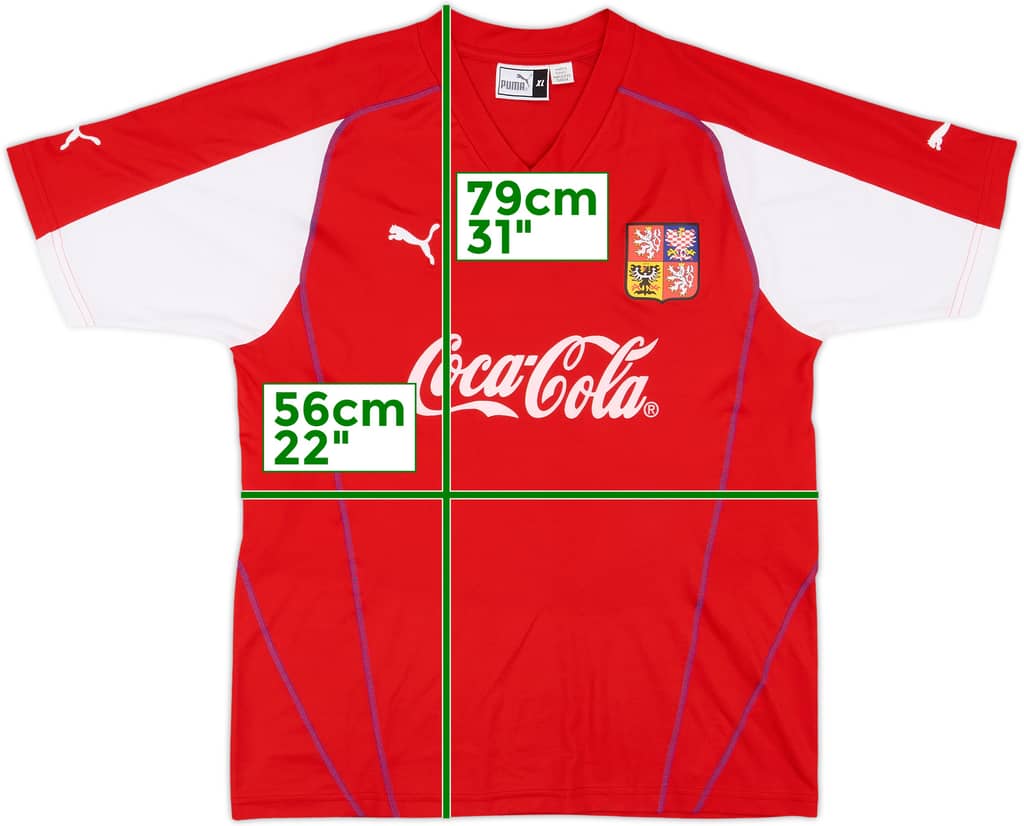 2004-05 Czech Republic Basic Home Shirt - 10/10 - (XL)