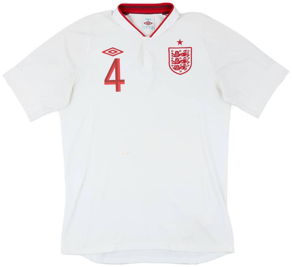 2012-13 England Home Shirt Gerrard #4 - 6/10 - (M)