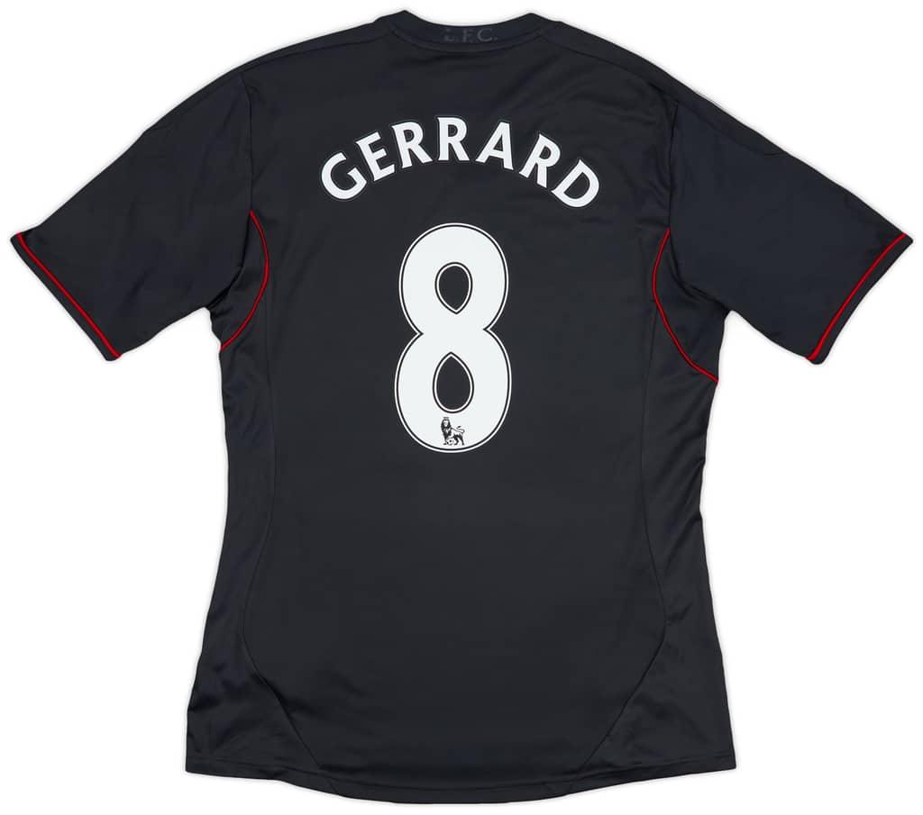 2011-12 Liverpool Away Shirt Gerrard #8 - 7/10 - (M)