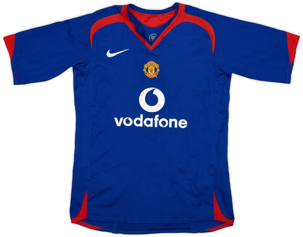 2005-06 Manchester United Away Shirt - 8/10 - (L.Boys)