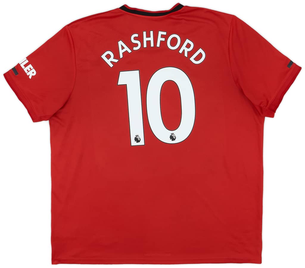 2019-20 Manchester United Home Shirt Rashford #10 - 7/10 - (XXL)