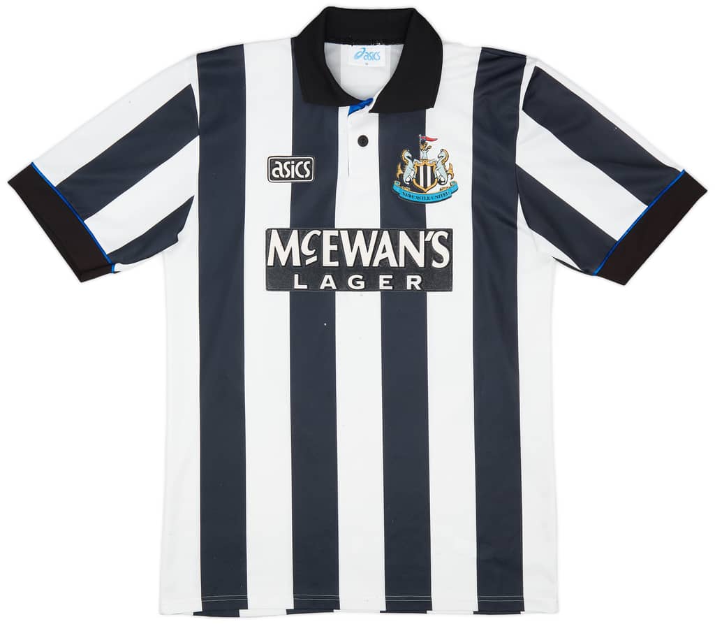 1993-95 Newcastle Home Shirt Cole #9 - 6/10 - (M)
