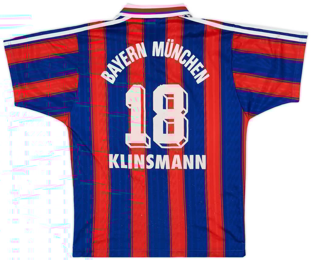 1995-97 Bayern Munich Home Shirt Klinsmann #18 - 5/10 - (S)