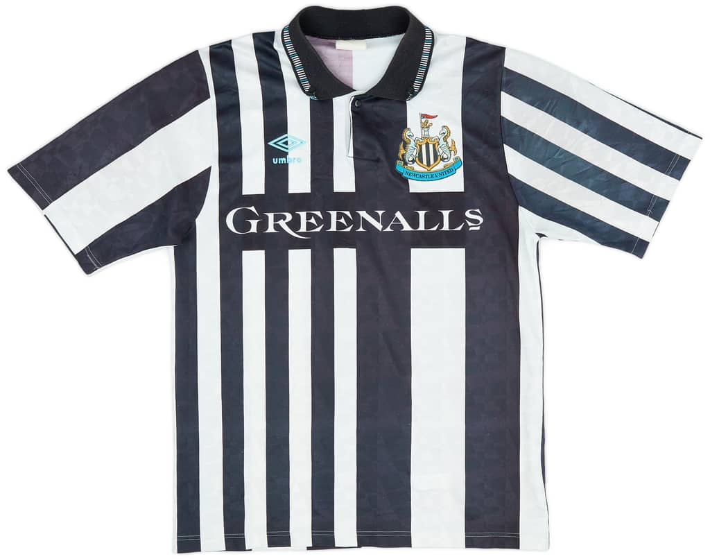 1990-91 Newcastle United Home Shirt - 8/10 - (S)