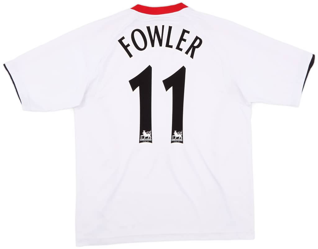 2005-06 Liverpool Away Shirt Fowler #11 - 6/10 - (L)