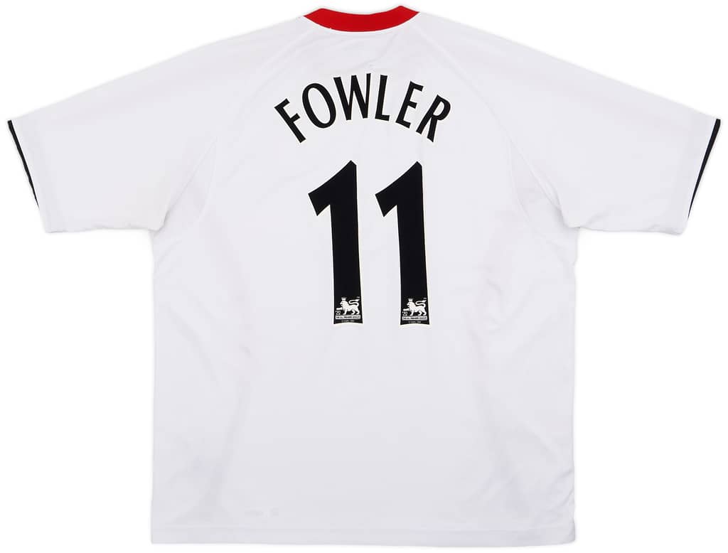 2005-06 Liverpool Away Shirt Fowler #11 - 8/10 - (XXL)