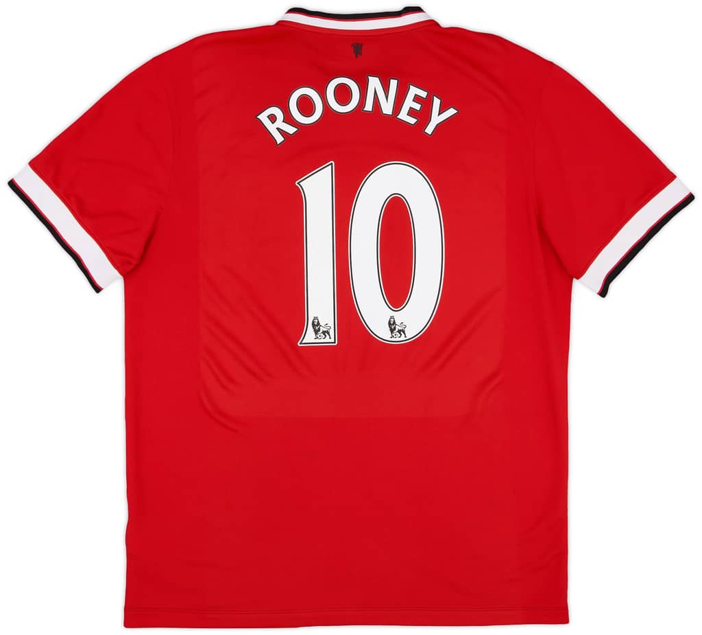 2014-15 Manchester United Home Shirt Rooney #10 - 8/10 - (S)