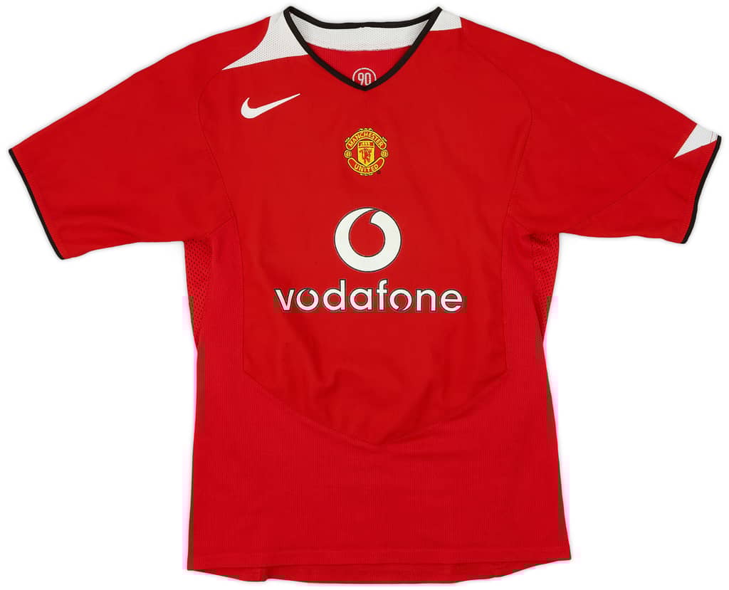 2004-06 Manchester United Home Shirt - 5/10 - (L.Boys)