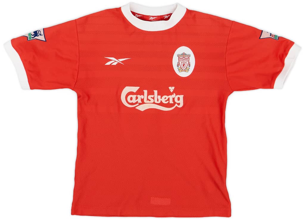 1998-00 Liverpool Home Shirt Owen #10 - 8/10 - (M.Boys)