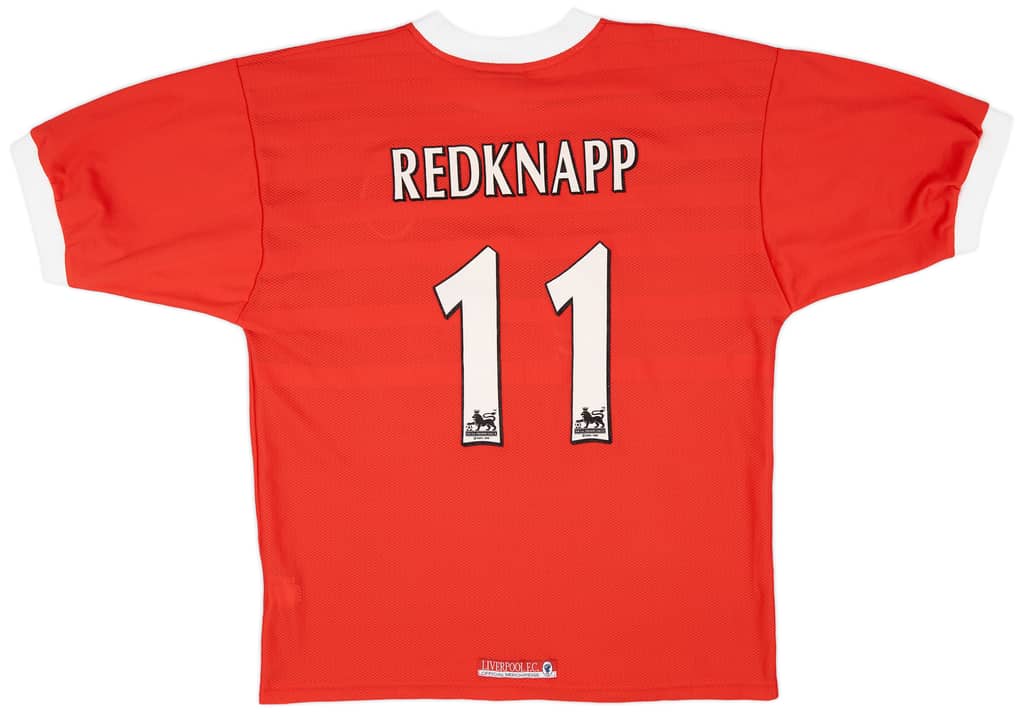 1998-00 Liverpool Home Shirt Redknapp #11 - 8/10 - (L)