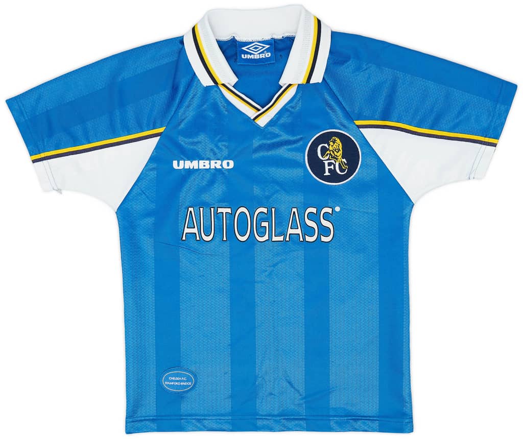 1997-99 Chelsea Home Shirt - 9/10 - (S.Boys)