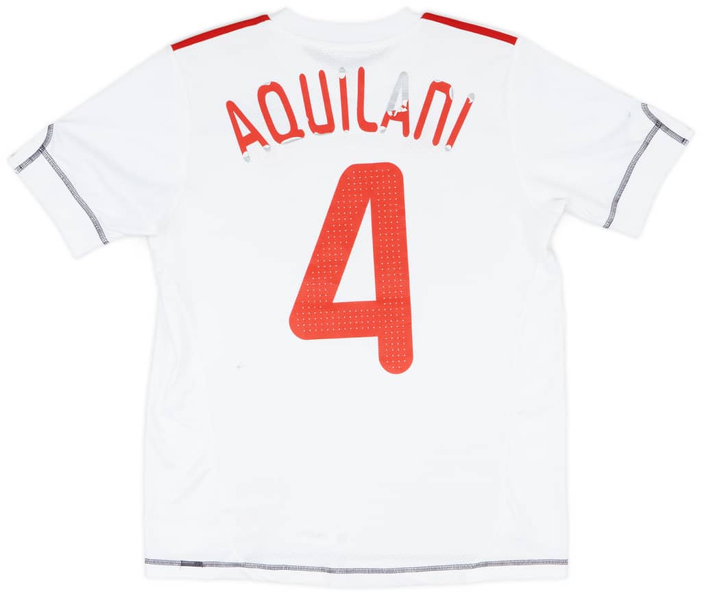 2009-10 Liverpool Third Shirt Aquilani #4 - 4/10 - (L.Boys)