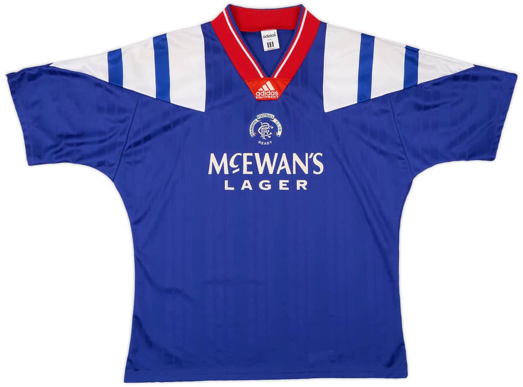 1992-94 Rangers Home Shirt - 9/10 - (L/XL)