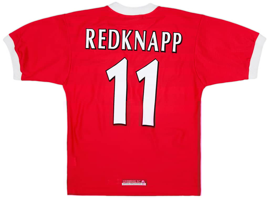 1998-00 Liverpool Home Shirt Redknapp #11 - 8/10 - (S)