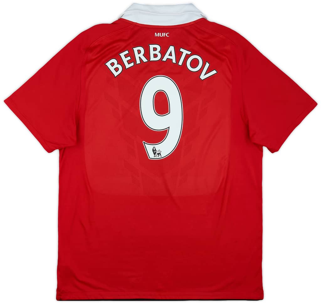 2010-11 Manchester United Home Shirt Berbatov #9