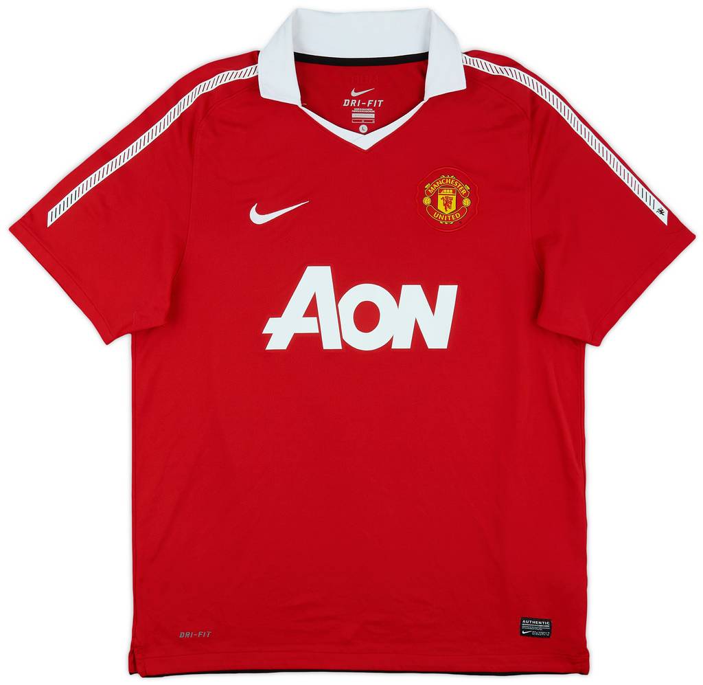 2010-11 Manchester United Home Shirt Berbatov #9 - 6/10 - (S)