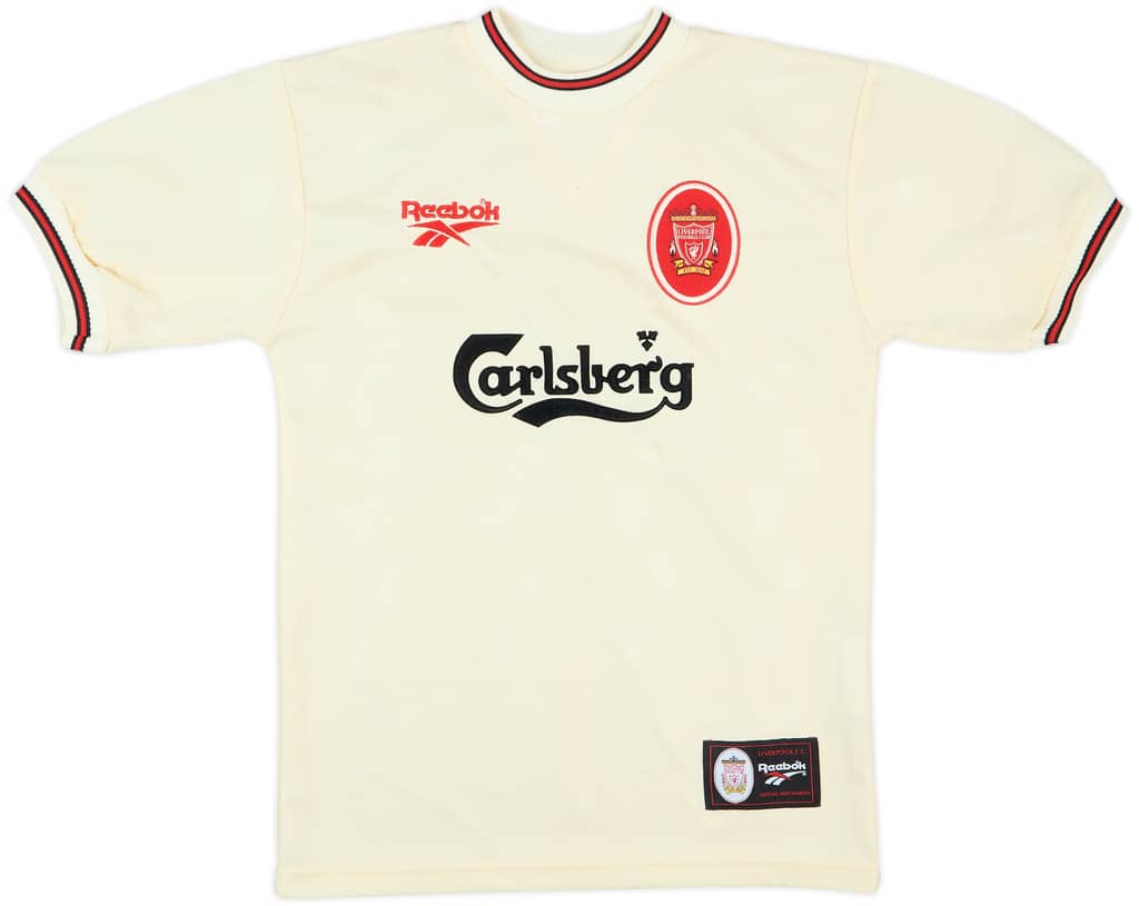 1996-97 Liverpool Away Shirt - 9/10 - (M.Boys)