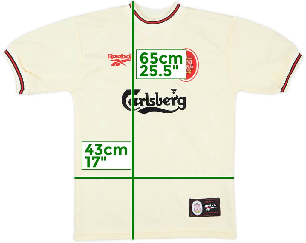 1996-97 Liverpool Away Shirt - 9/10 - (M.Boys)