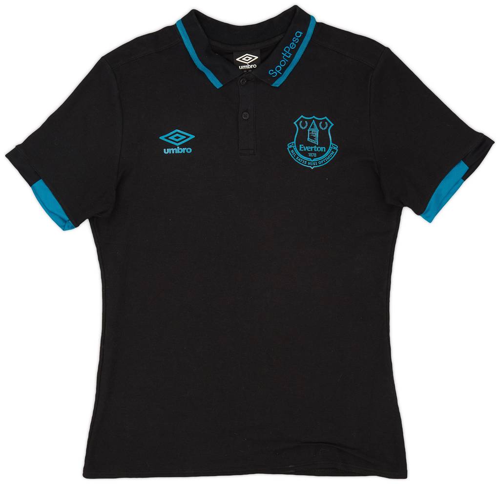 2018-19 Everton Umbro Polo Shirt - 9/10 - (M)