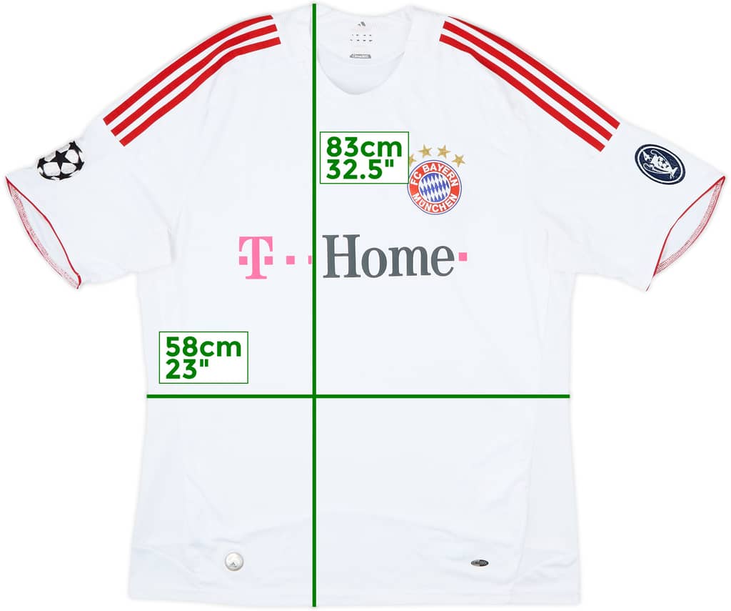 2008-09 Bayern Munich CL Shirt - 8/10 - (XL)