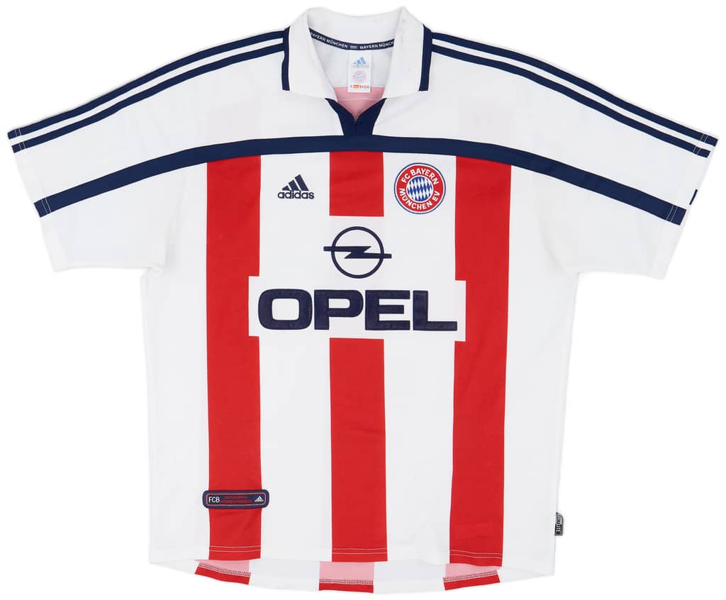 2000-01 Bayern Munich Away Shirt Elber #9 - 6/10 - (XL)