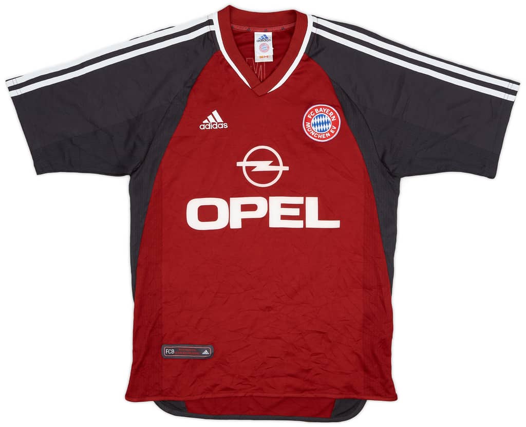 2001-02 Bayern Munich Home Shirt Elber #9 - 9/10 - (S)