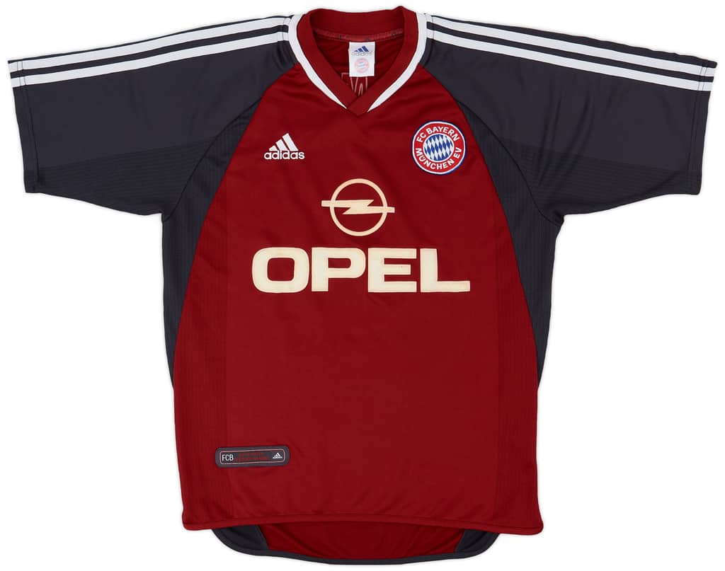 2001-02 Bayern Munich Home Shirt Elber #9 - 6/10 - (S)