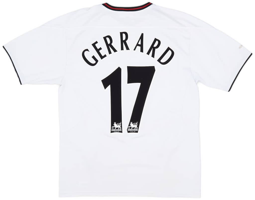 2003-04 Liverpool Away Shirt Gerrard #17 - 5/10 - (M)